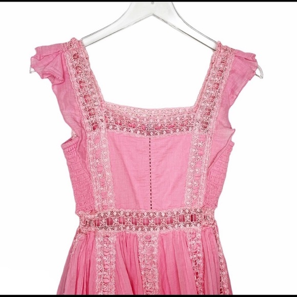 Free People One Verona Lace Mini Dress - Picture 5 of 9